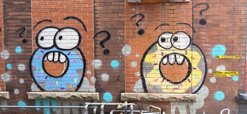 mural in St. Catharines by artist unknown.