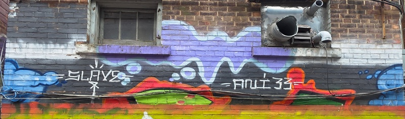 mural in St. Catharines by artist unknown.