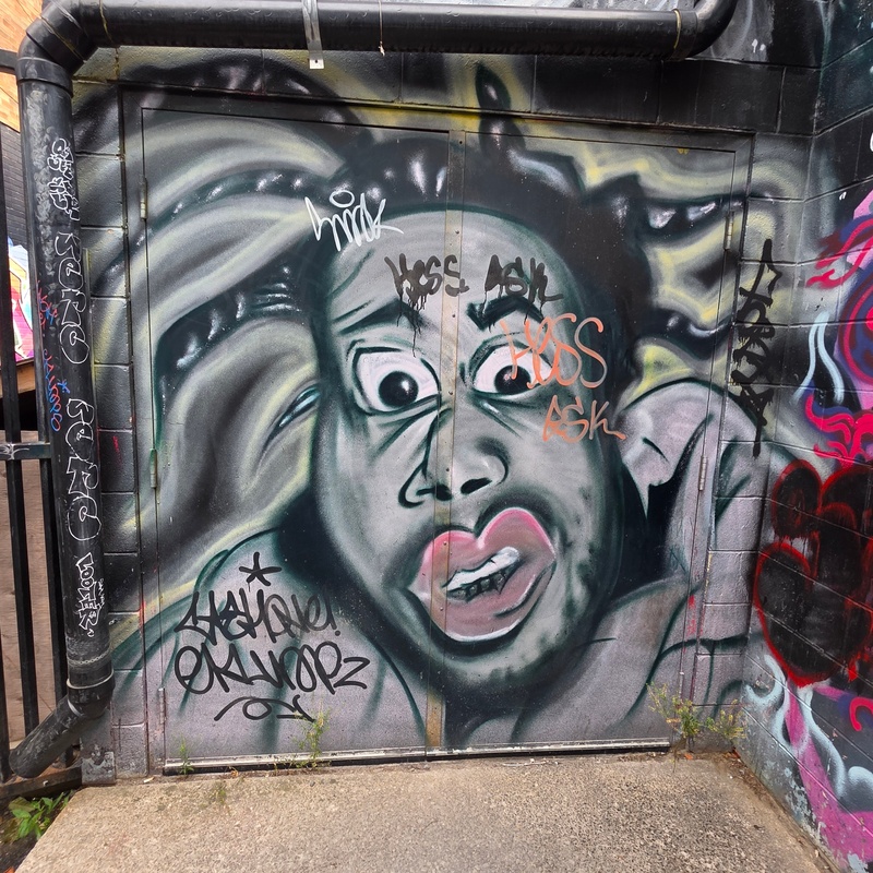 mural in St. Catharines by artist unknown.