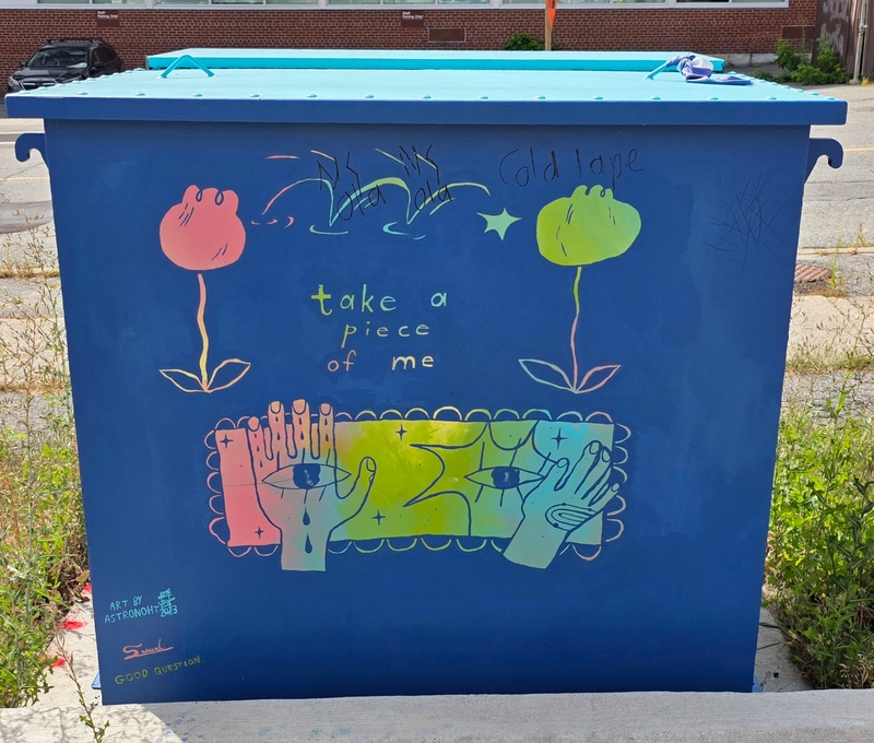 mural in Greater Sudbury by artist unknown.