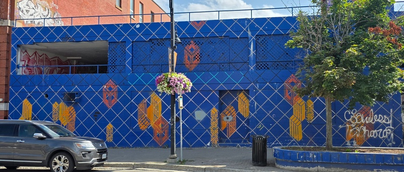 mural in Greater Sudbury by artist unknown.