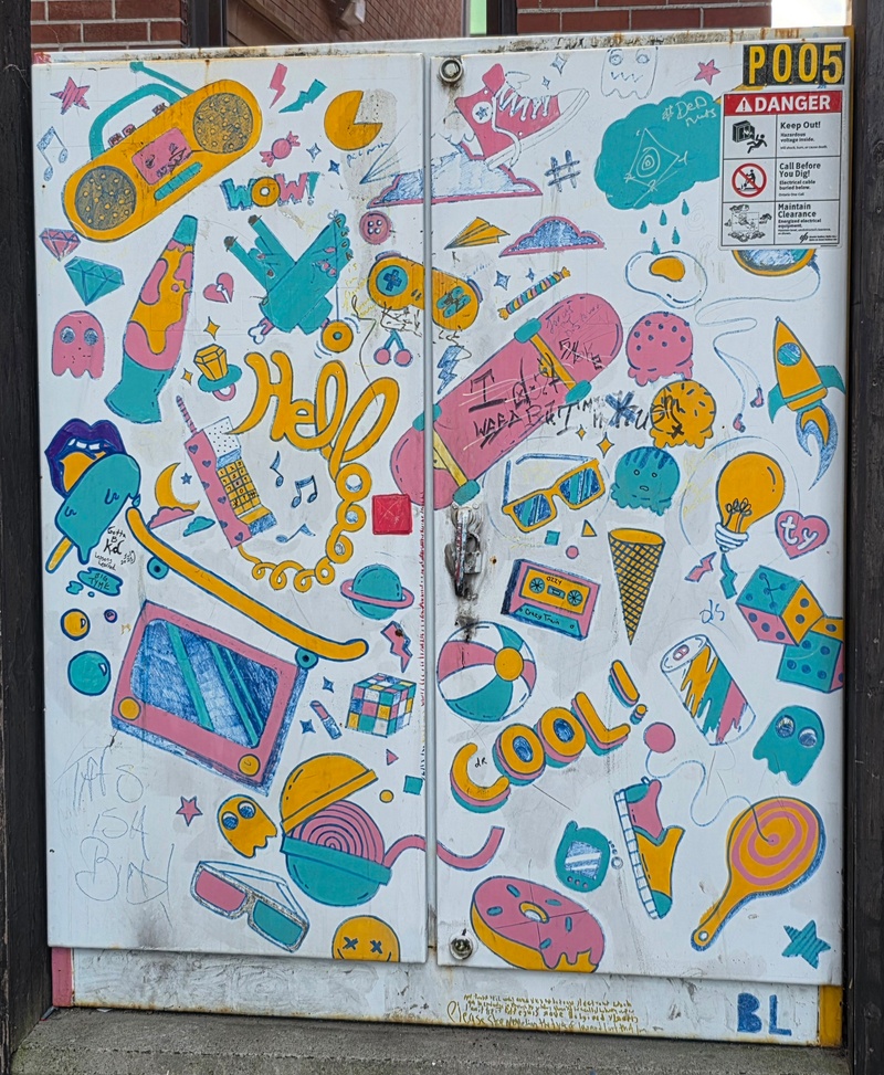 mural in Greater Sudbury by artist unknown.