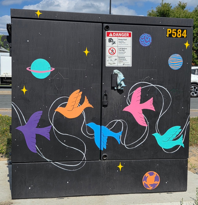 mural in Greater Sudbury by artist unknown.