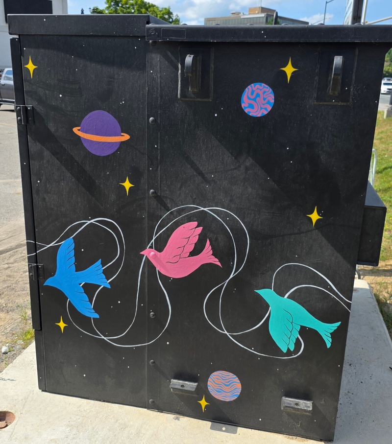 mural in Greater Sudbury by artist unknown.
