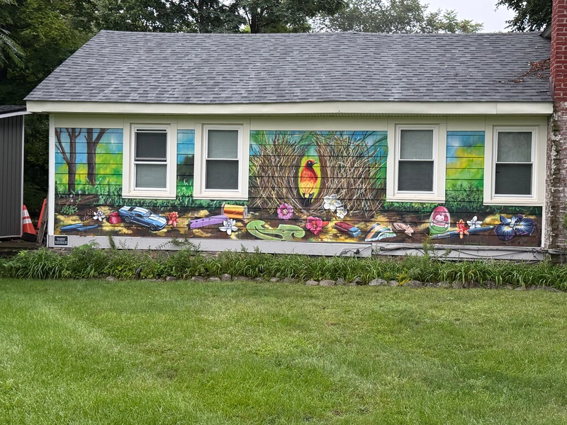 mural in Wurtsboro by artist unknown.