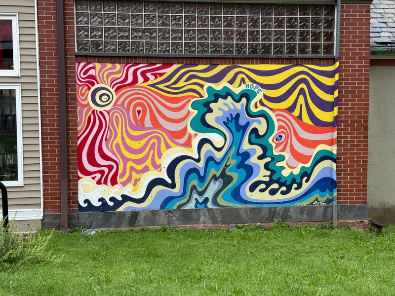 mural in Wurtsboro by artist unknown.
