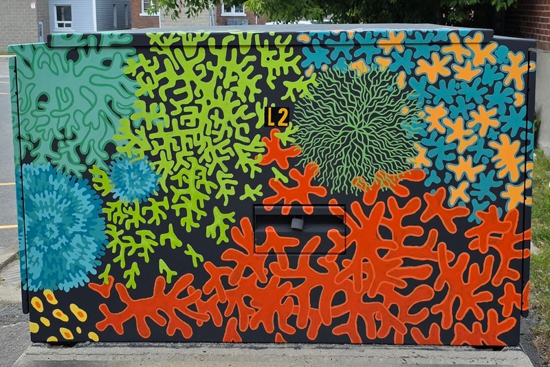 mural in Greater Sudbury by artist unknown.