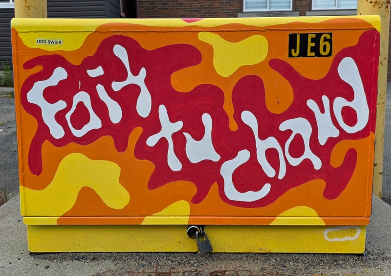 mural in Greater Sudbury by artist unknown.
