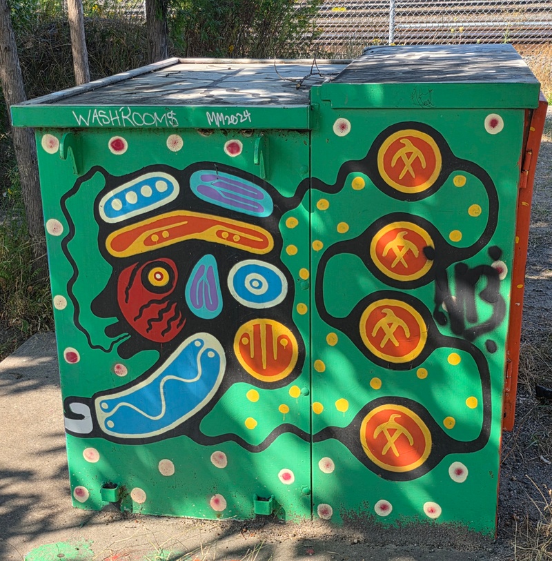 mural in Greater Sudbury by artist unknown.