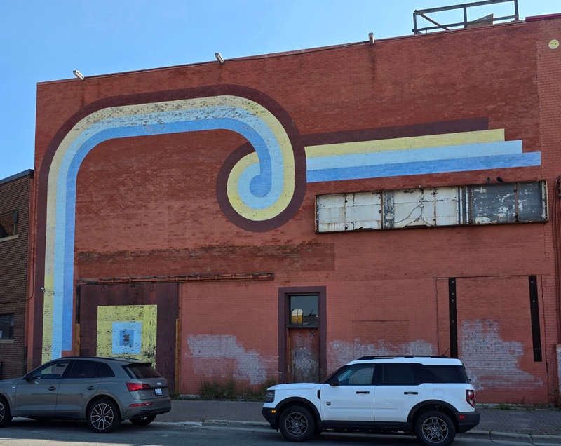mural in Greater Sudbury by artist unknown.