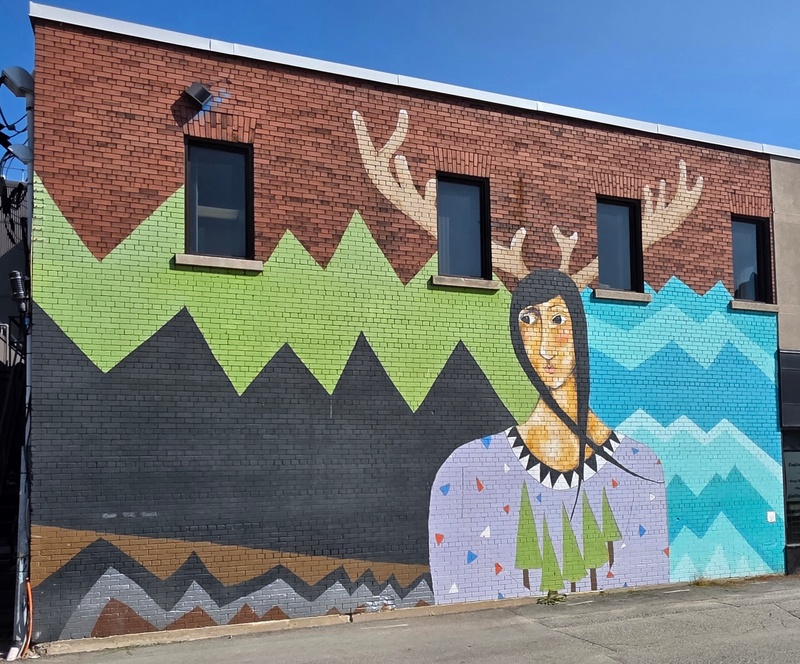 mural in Greater Sudbury by artist unknown.