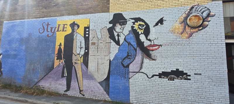 mural in Greater Sudbury by artist unknown.
