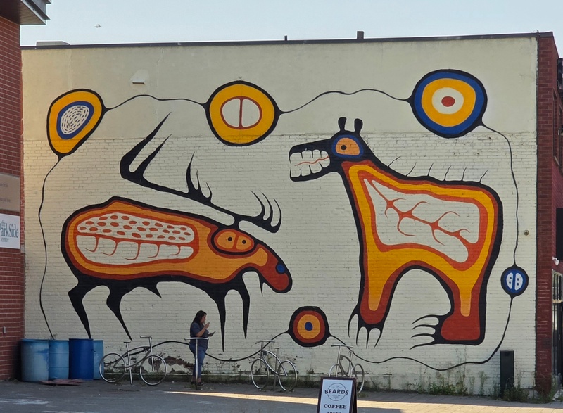 mural in Greater Sudbury by artist unknown.