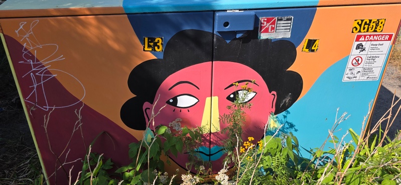 mural in Greater Sudbury by artist unknown.