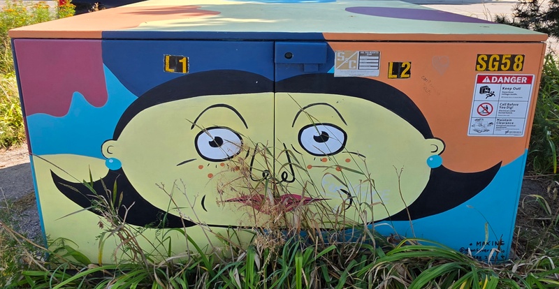 mural in Greater Sudbury by artist unknown.
