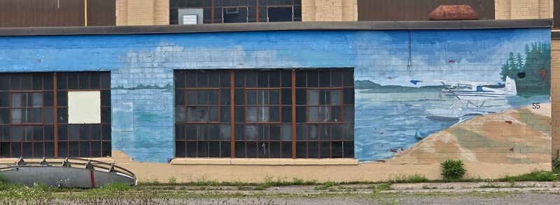 mural in Sault Ste. Marie by artist unknown.