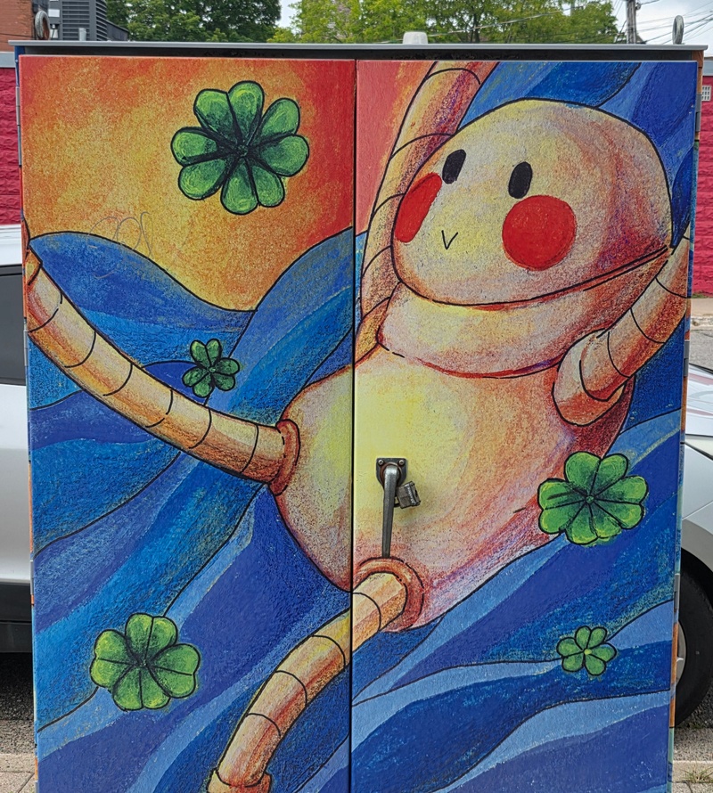mural in Sault Ste. Marie by artist unknown.