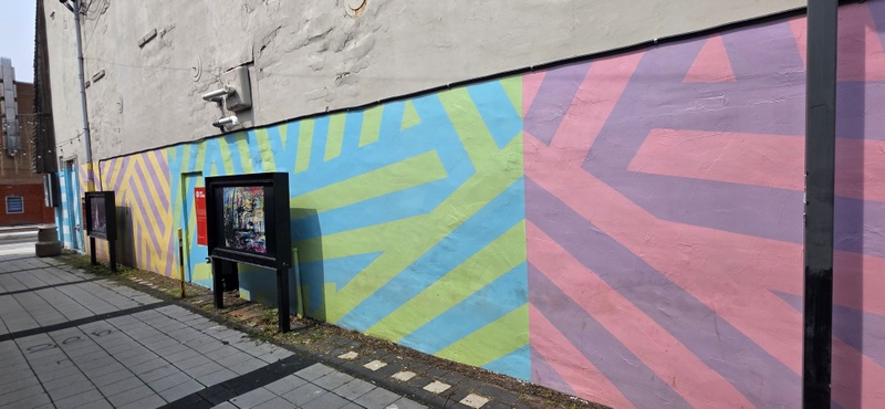 mural in Sault Ste. Marie by artist unknown.