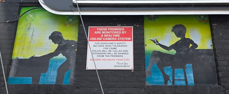 mural in Sault Ste. Marie by artist unknown.