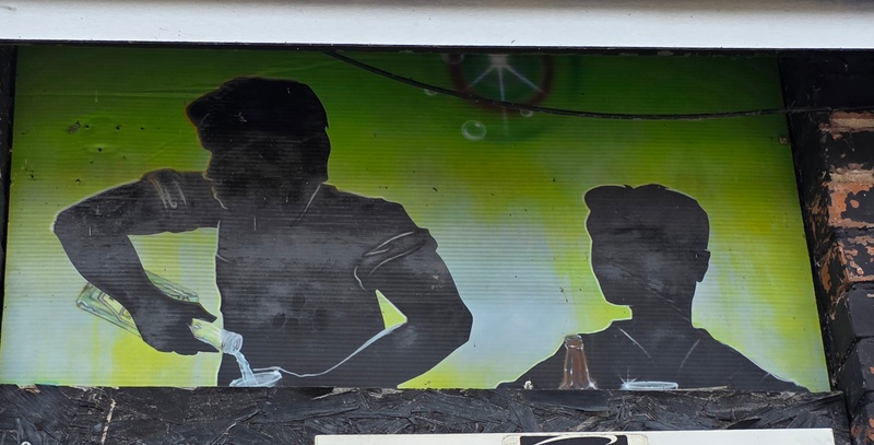 mural in Sault Ste. Marie by artist unknown.