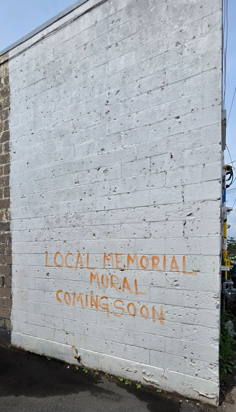 mural in Sault Ste. Marie by artist unknown.
