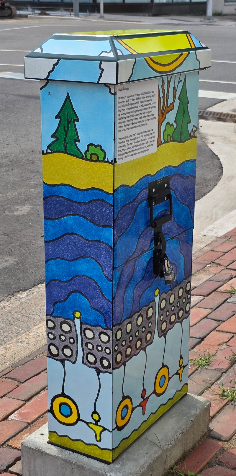 mural in Sault Ste. Marie by artist unknown.