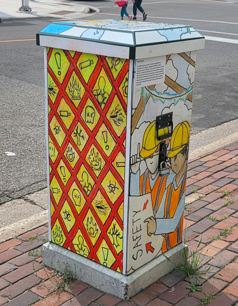 mural in Sault Ste. Marie by artist unknown.