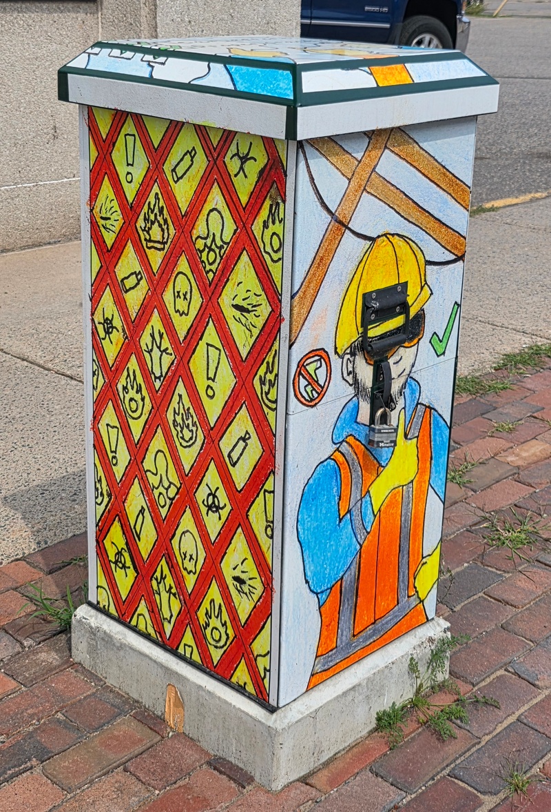 mural in Sault Ste. Marie by artist unknown.