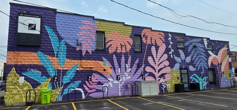 mural in Sault Ste. Marie by artist unknown.