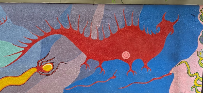 mural in Sault Ste. Marie by artist unknown.