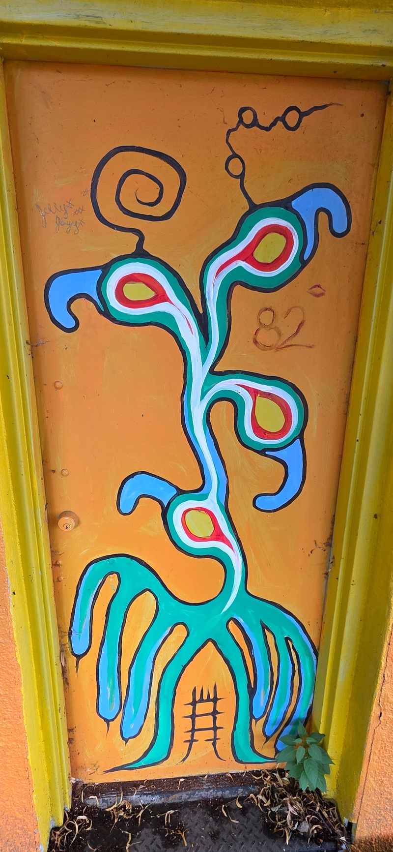 mural in Sault Ste. Marie by artist unknown.