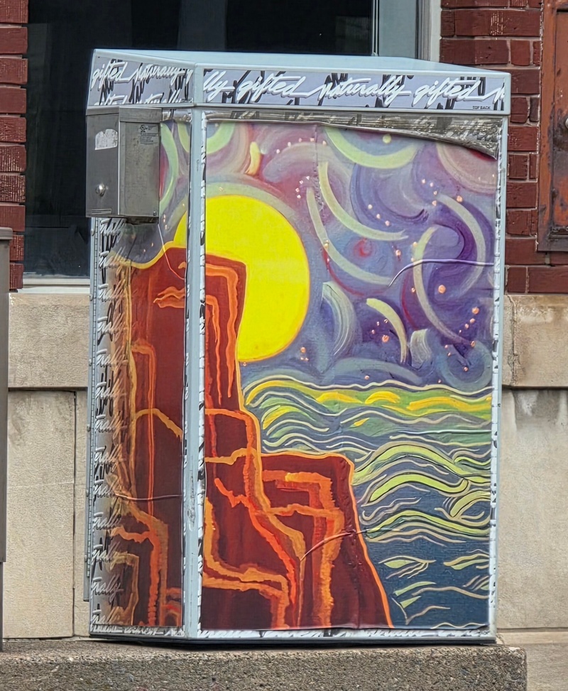 mural in Sault Ste. Marie by artist unknown.