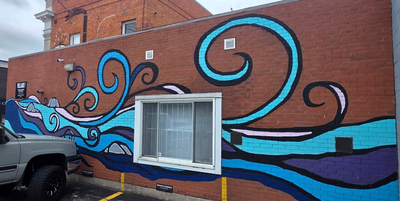 mural in Sault Ste. Marie by artist unknown.