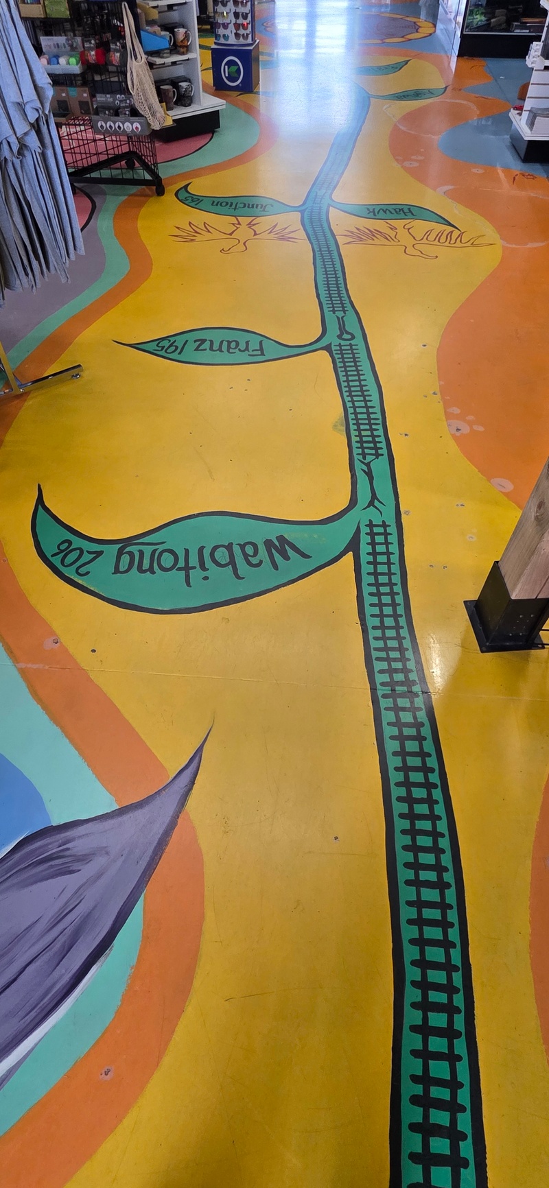 mural in Sault Ste. Marie by artist unknown.