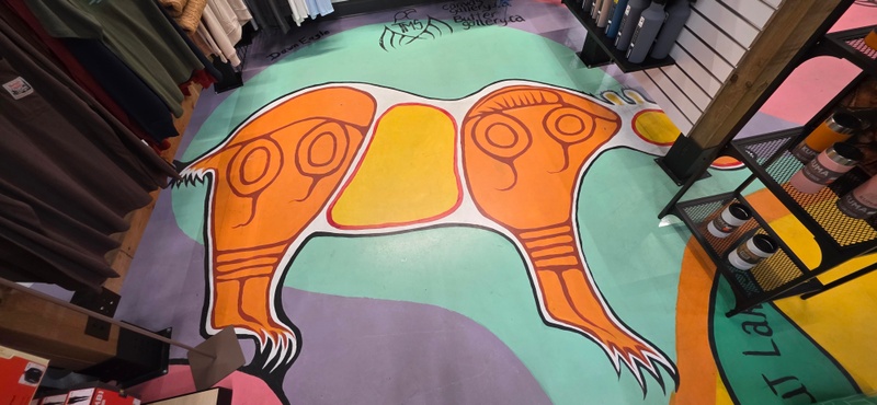 mural in Sault Ste. Marie by artist unknown.