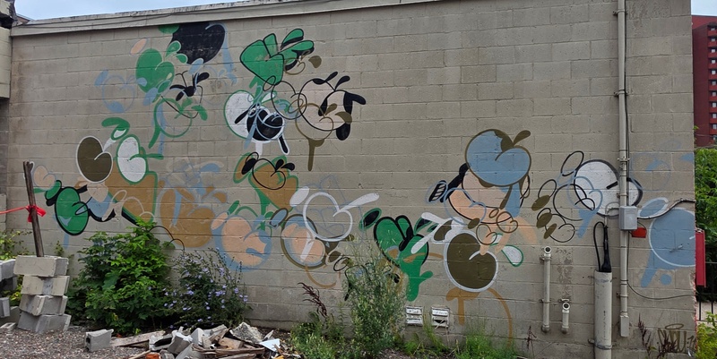 mural in Sault Ste. Marie by artist unknown.