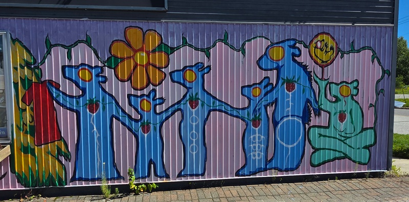 mural in Wawa by artist unknown.