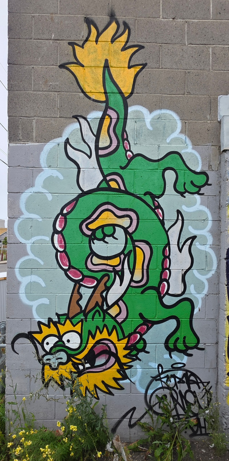 mural in Thunder Bay by artist unknown.