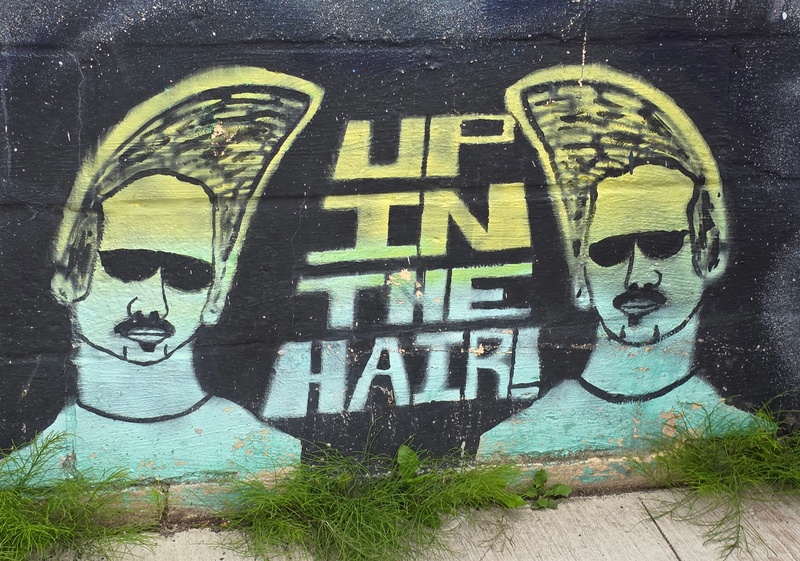 mural in Thunder Bay by artist unknown.
