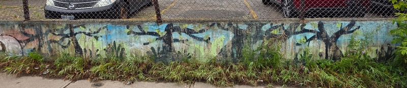 mural in Thunder Bay by artist unknown.