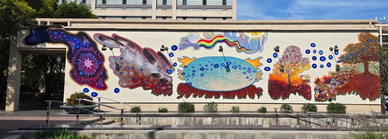 mural in Winnipeg by artist unknown.