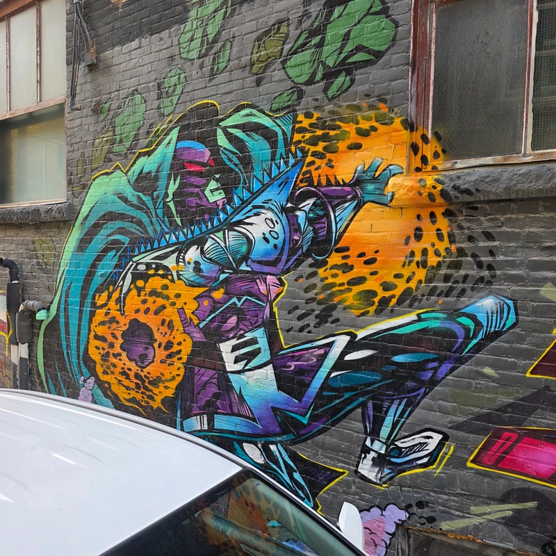 mural in Winnipeg by artist unknown.