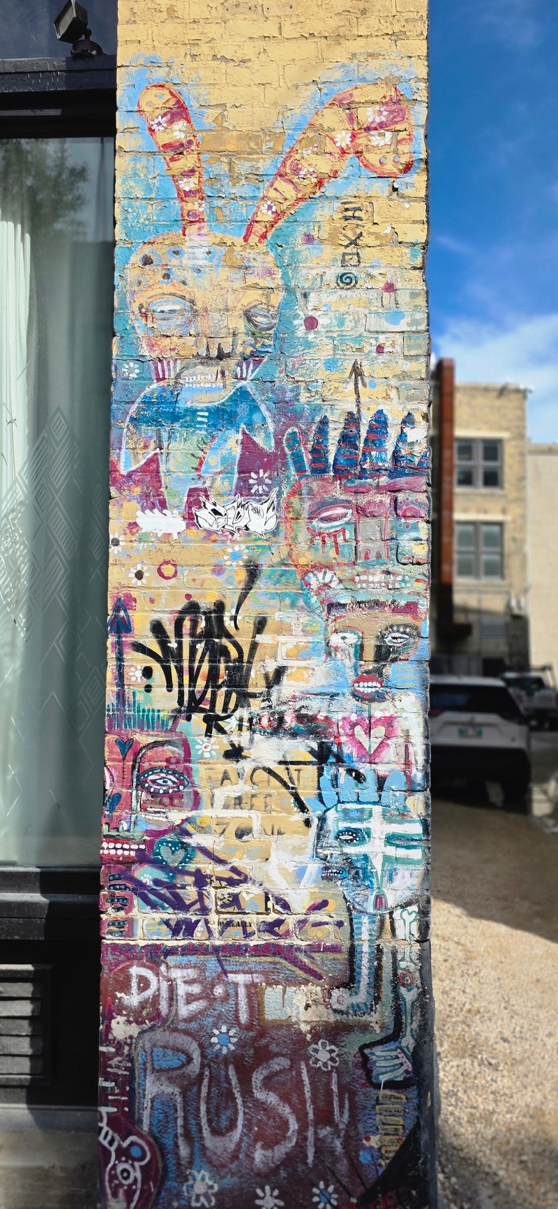 mural in Winnipeg by artist unknown.