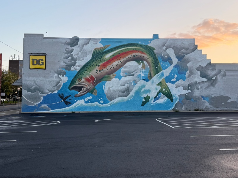 mural in Carbondale by artist unknown.