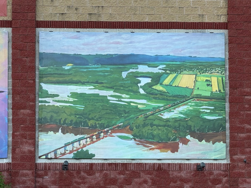 mural in Honesdale by artist unknown.