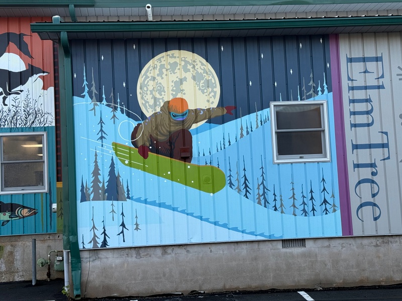mural in Honesdale by artist unknown.