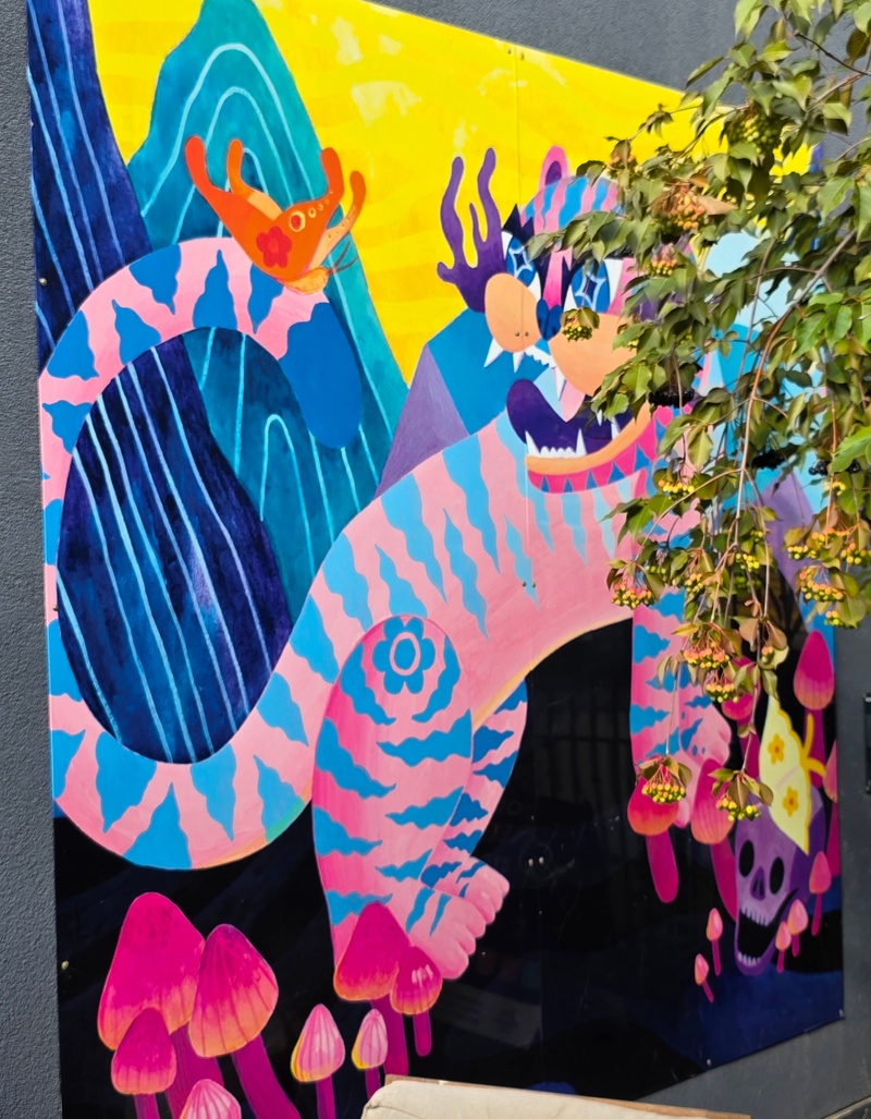 mural in Winnipeg by artist unknown.