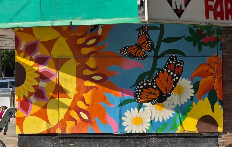 mural in Winnipeg by artist unknown.