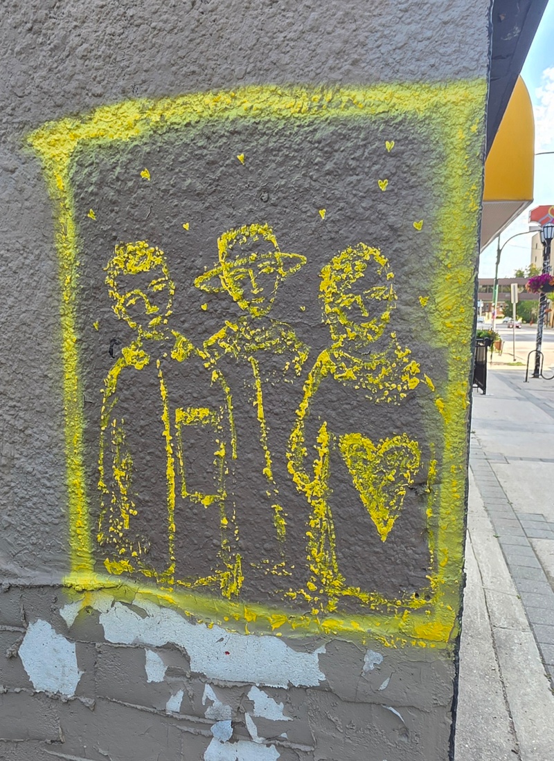 mural in Winnipeg by artist unknown.