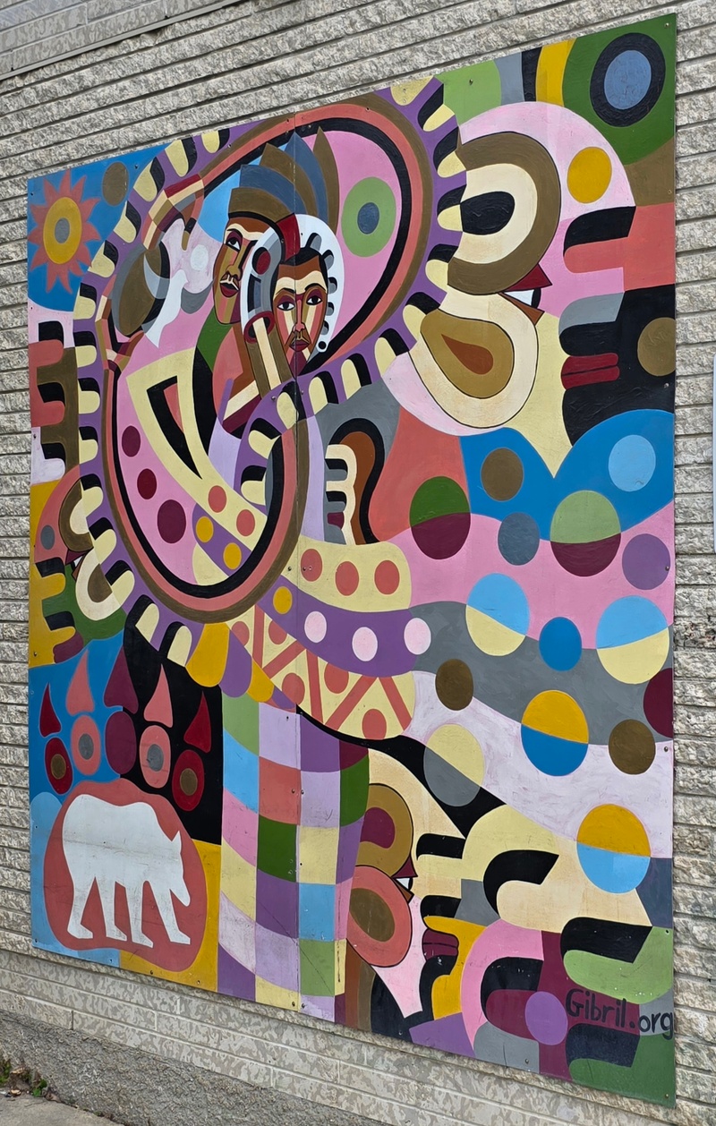 mural in Winnipeg by artist unknown.